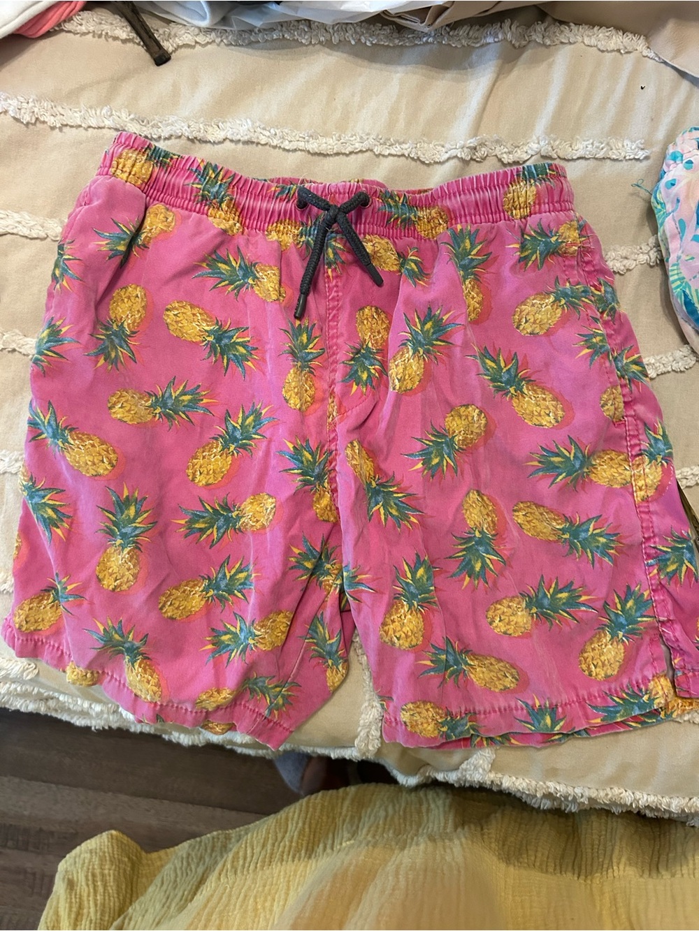 Ingear Pink Pineapple Swim Trunks for Boy's - Picture 2 of 5
